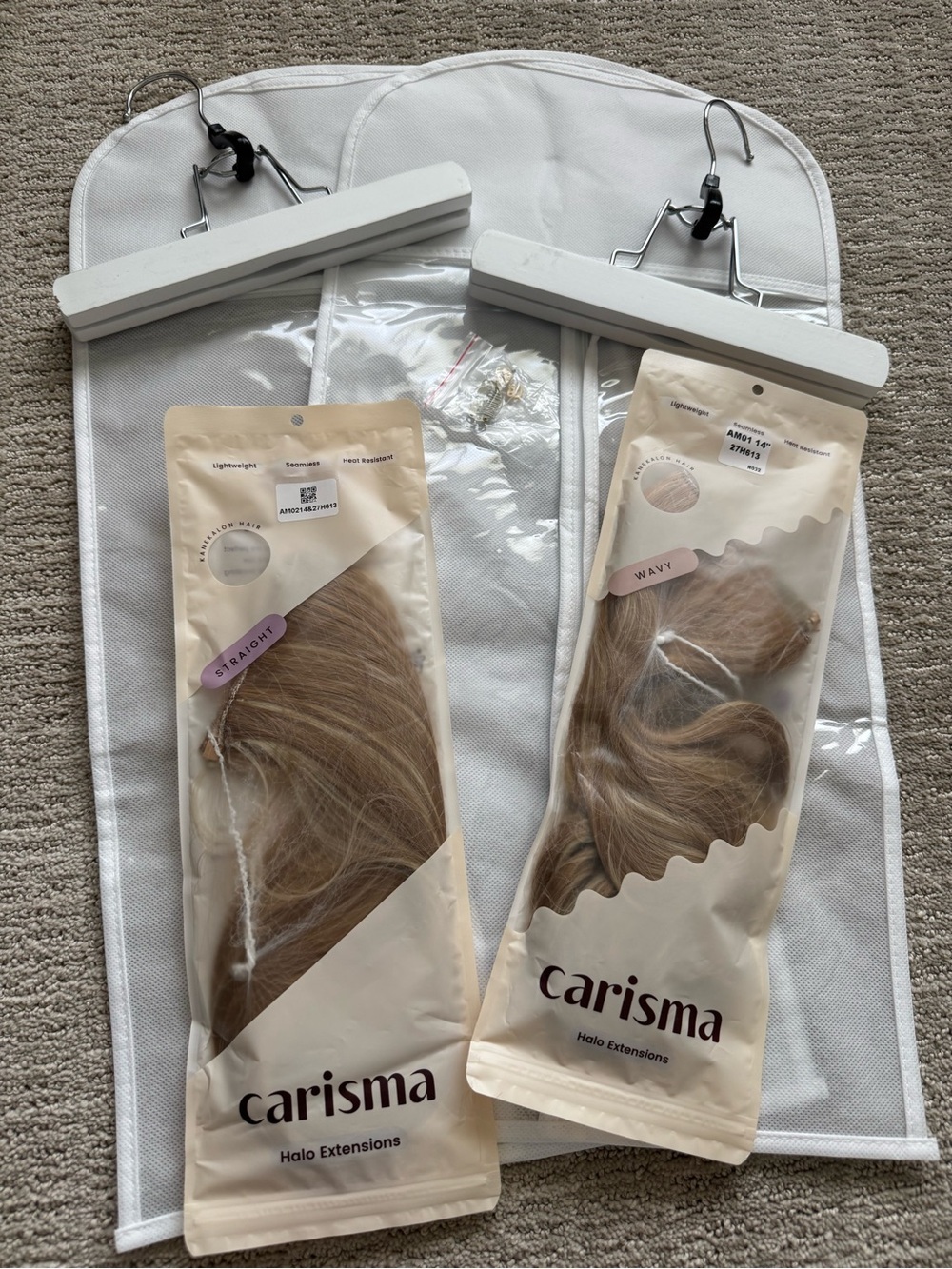 Carisma Halo Hair Extensions for Women - Light Brown/Golden Blonde